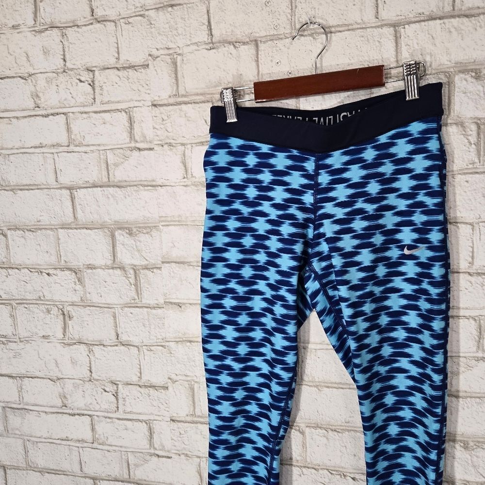 NIKE blue printed leggings - Picture 2 of 9